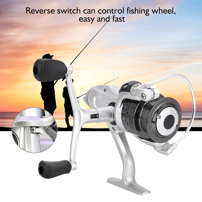 CZR Series Spinning Fishing Reel with Exchangeable Handle Baitcasting for