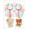 Rilakkuma korirakkuma Meets tyairoikoguma Pair Keychain ay29501
