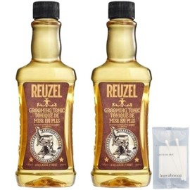 kurahooon 2pcs REUZEL Rouzeau Grooming Tonic 350ml with kurahooon Cotton Set Styling Styling Hair Treatment Barber for Men