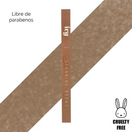 LApiz para Cejas IVY | Efecto Polvo, Larga Duración 10 hrs, con Cepillo, Alta Pigmentación | 2 Tonos disponibles (HEAT WAVES)
