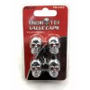 Pilot Automotive PM-342C Skull Tire Valve Caps - Chrome -