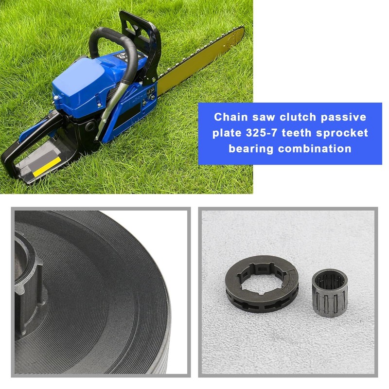 eMagTech Set with 4Pcs 325'' -7T Clutch Drum Sprocket Needle