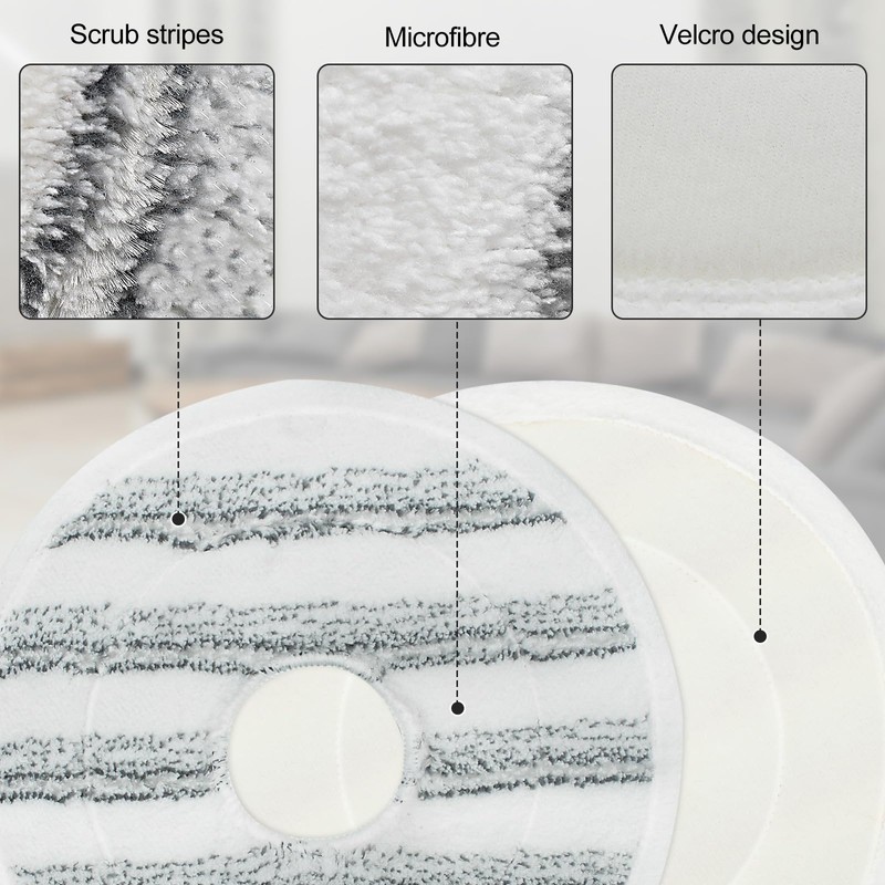 Mop Pads Replacement for Vileda Clean Mop Spin Mop Head