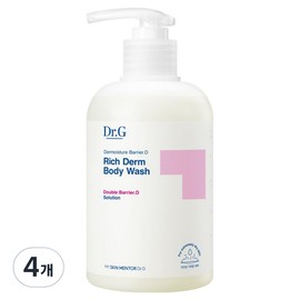 Dr.G The Moisture Barrier D Richderm Body Wash, 400ml, 4 units / 닥터지 더모이스처 배리어 D 리치덤 바디 워시, 400ml, 4개
