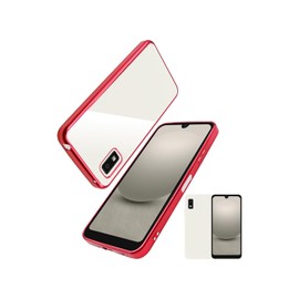 Kanae Kanae AQUOS wish3 Clear Case SH-53D A302SH Case Cover Side Plated Clear Case Red x Clear 1 Piece