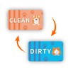 2Pcs Dishwasher Magnet Funny Corgi Dog Butt Clean Dirty Sign