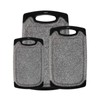 Famiry Reversible Cutting Board Set Of 3, Plastic Chopping Board