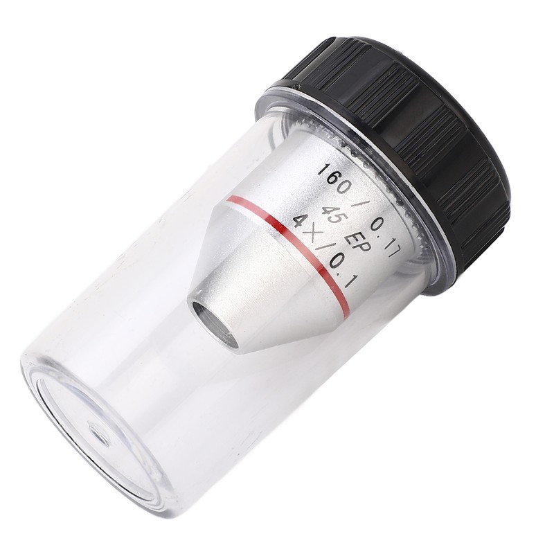 4X Objective Lens 195EP Achromatic Objective Lens Replacement for Biological