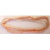 Curious Designs Bead Strand, Salmon Color, Glass Spacers - 4