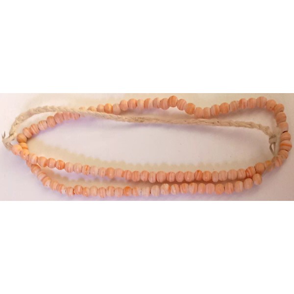 Curious Designs Bead Strand, Salmon Color, Glass Spacers - 4