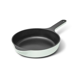 Caraway Cast Iron Skillet - 8” Enameled Cast Iron Pan With 3 Layer Enamel Coating - No Seasoning Required - Compatible With All Stovetops - Free From Forever Chemicals - Light Mist