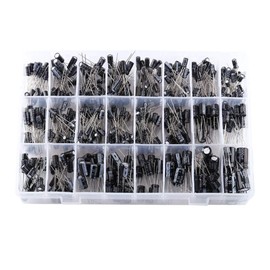 24 Value 500 Pieces Aluminium Electrolytic Capacitor Assortment Kit Including Model Number 0.1uF-1000uF