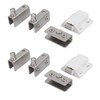 uxcell Cabinet Shower Door Pivot Hinges Magnetic Catch Latches Glass