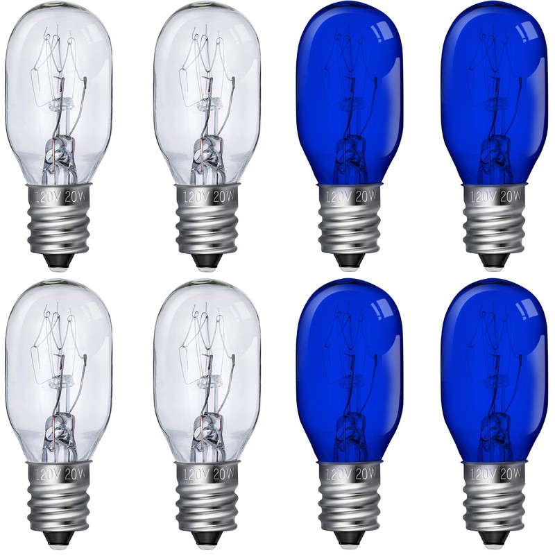 Mudder 8 Pieces Lighted Make Up Mirror Bulbs 20W Replacement