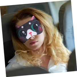 FRCOLOR 2sets Multifunctional Eye Masks Cute Animal Sleeping Masks for Travel Light Blocking Comfortable Home Eye Covers for Indoor and Camping Use 10pcs*2