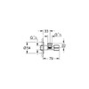 Grohe 22046000 Shut-Off Valve 1/2 "
