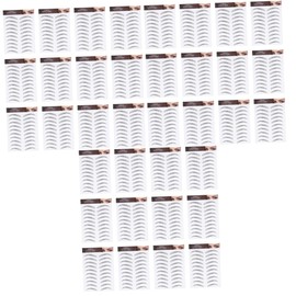 minkissy 3sets Eyebrow Stamp Black Hair-like Stickers Brow Tint No Skill Required Portable for Women 12sheets*3