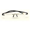 V.W.E Rectangular Rimless Memory Flex Temple Reading Glasses With Anti-reflective