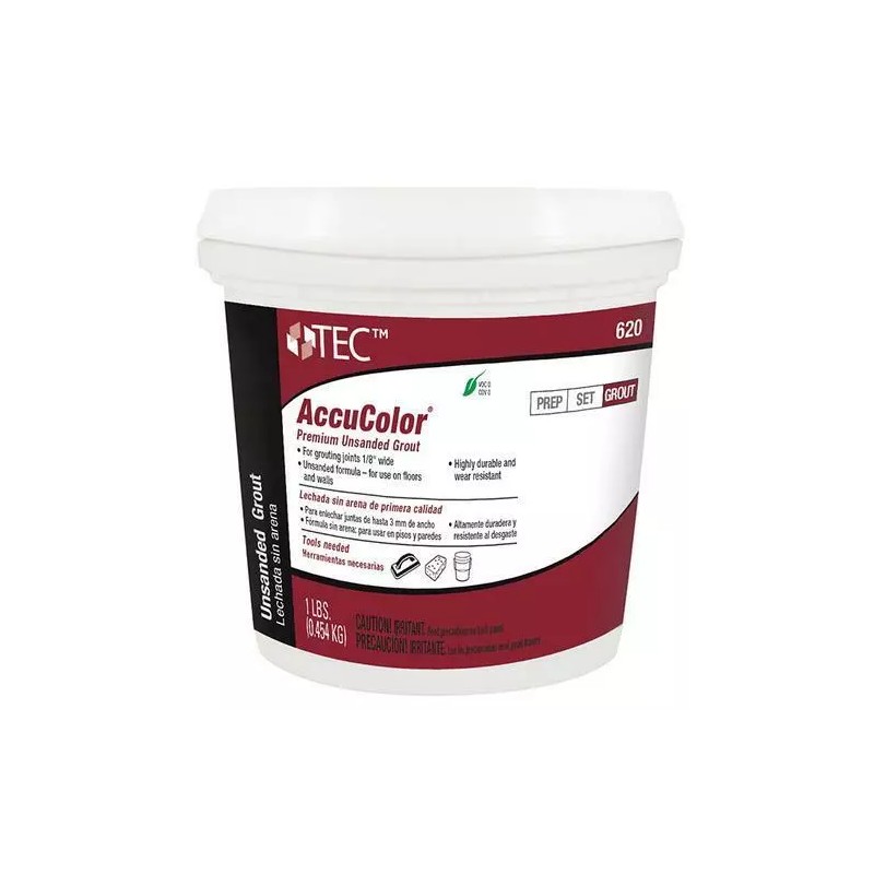 TEC AccuColor Premium Unsanded Grout 620 - 1 lb (4