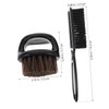 Beavorty 1Set Beard Smoothing Brush Set Custom Mustache Brush Neck