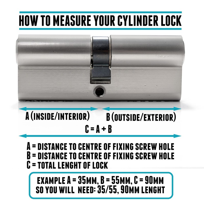 TSS - TS007 High Security - Twin Cam Euro Cylinder