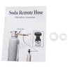 CGA-320 CO2 Cylinder Refill Adapter with Hose For Filling Soda