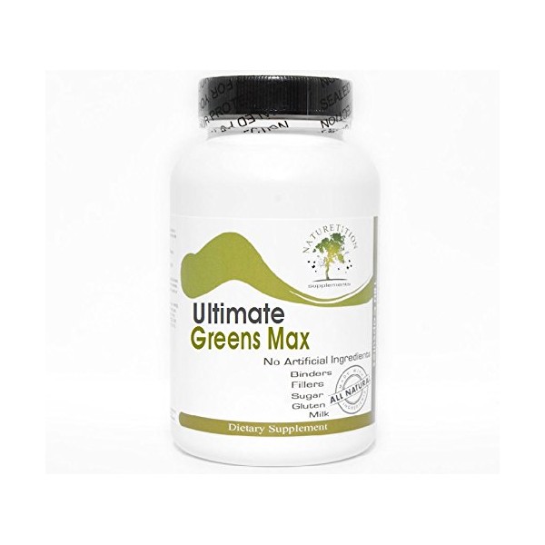 Naturetition Supplements Ultimate Greens Max - Kelp Bladderwrack Dulse Clubmoss