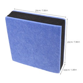 Kisangel Soundproof Rubber Mat Reduction Pad with Shock Absorption for Electronic Drums Subwoofers Treadmills Vibration Sound Insulation Mat for Studio and Home Use