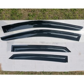 Side Car Window Visor Vent Deflectors Rain Guards Compatible with Lexus RX 350 350h 500h 2023 2024 2025, Vent Deflector Window Rain Guard Sun Shade Visors, Car Accessories 4PCS-Smoke