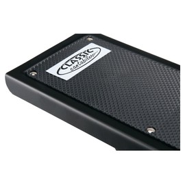 Classic Cantabile Footrest, (4-Way Adjustable Height, Total Surface 25.5 x 10.5cm) Black