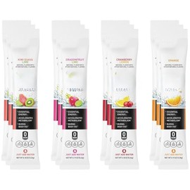 Energy Powder Sticks Variety Pack |Zero Sugar| |4 flavors (12 count) Orange, Dragonfruit Lime, Kiwi Guava Lime, Cranberry Lemon - Zero Sugar Electrolytes Powder
