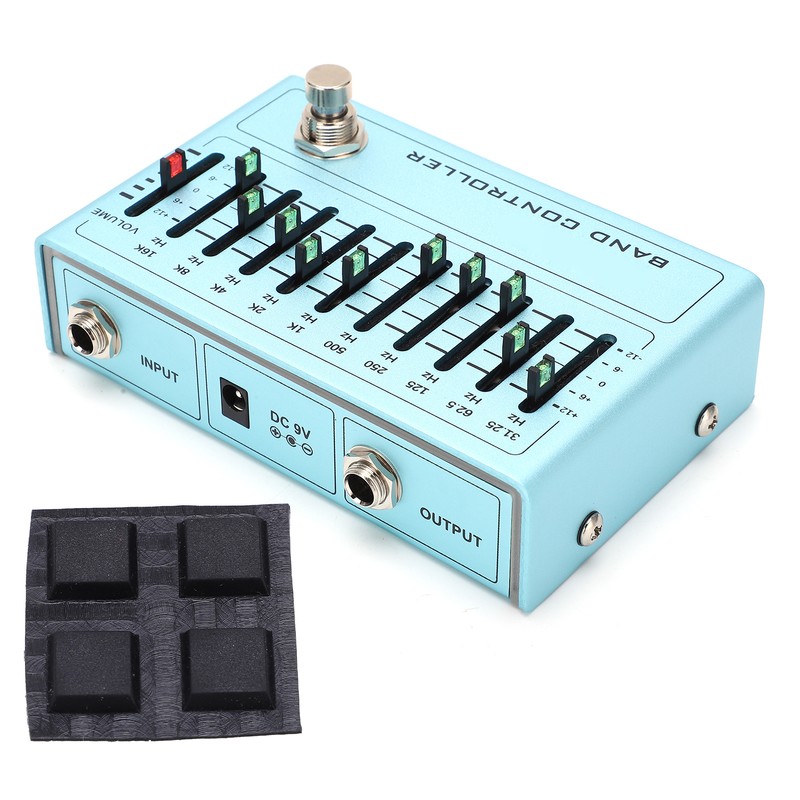 Sound Equalizer 10 Band EQ Pedal Guitar Bass Tuning Accessories