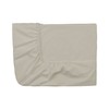 ESSIX Royal Line Cotton Percale Fitted Sheet, linen, 120 x
