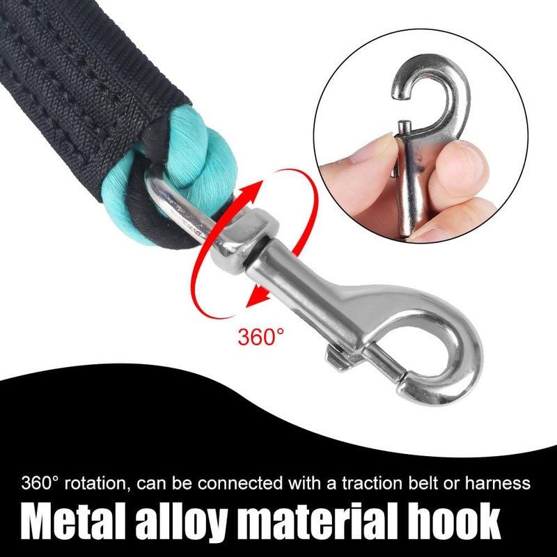 Cotton Lead Rope, Horse Guiding Line with a Snap Hook,