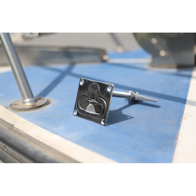 MIZUGIWA Stainless Steel Large Flush Hatch Latch Turning Lock Lift