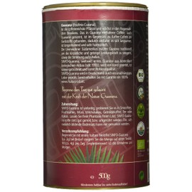 Sinfo Organic Guarana Powder from Brazil, Activating, Pack of 1 (1 x 500 g) - Organic