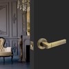 Decoranddecor Lumina Internal Square Door Handles Lever On 54mm Rose