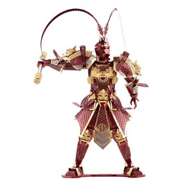 piececool 3D Puzzle Metal Knight Model Staff Knight, 3D Metal Puzzle Mech Warrior for 340 Stainless Steel, Full Metal, 1:1 Restore, Birthday Gift, Model Kit Adults, 166 Pieces