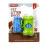 Trendy Pets Pet Cleanup Bags with Holder, Assorted (Pack of