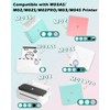 Phomemo White Self-Adhesive Thermal Paper, Glossy Printable Sticker Paper Label