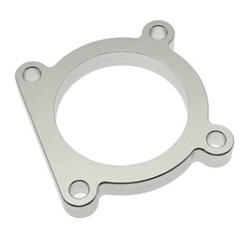 JINGLING Serena C26 Serena Hybrid, 0.6 gal (2.0 L) Engine, Throttle Body Spacer, Aluminum, Improved Fuel Economy, Increased Horsepower, Torque, 1 Piece, Silver