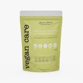 Vegan Care Protein Blend Suplemento Alimenticio Mezcla de Proteinas de Origen Vegetal Libre de Gluten Sin Azucares Añadidos 30g por porción Pauqete de 1kg