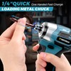 HECUSAM Impact Driver Kit,21V Max Torque 3095 In-lbs(350 N.m) Cordless