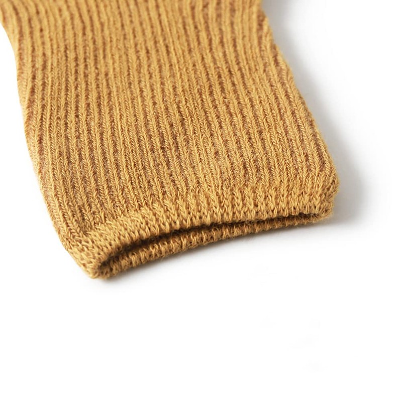 Calcetines de algodón sólido para bebés y niñas, Color sólido