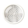 Soffit Louvre Air Vent 100mm White (Pack of 48)