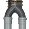 2-Way Junction Pipe DN100 - DN40 | Junction Piece |