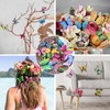 Pack of 22 Colourful Butterflies Decoration with Safety Pins, PVC