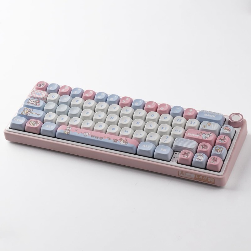 PBT Keycaps 135 Keys MOA Profile Cute Keycaps Dye Sublimation