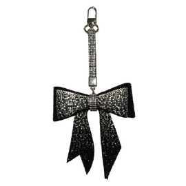Jacqueline Kent JKKC150.BK Crystal Bow Purse Charm Accessory Little Black Dress, Black Ombre 4 Inches x 4 Inches
