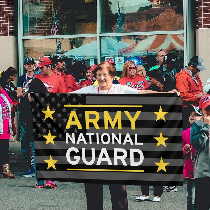 United States Army National Guard Black Flags 3x5 Ft Outdoor